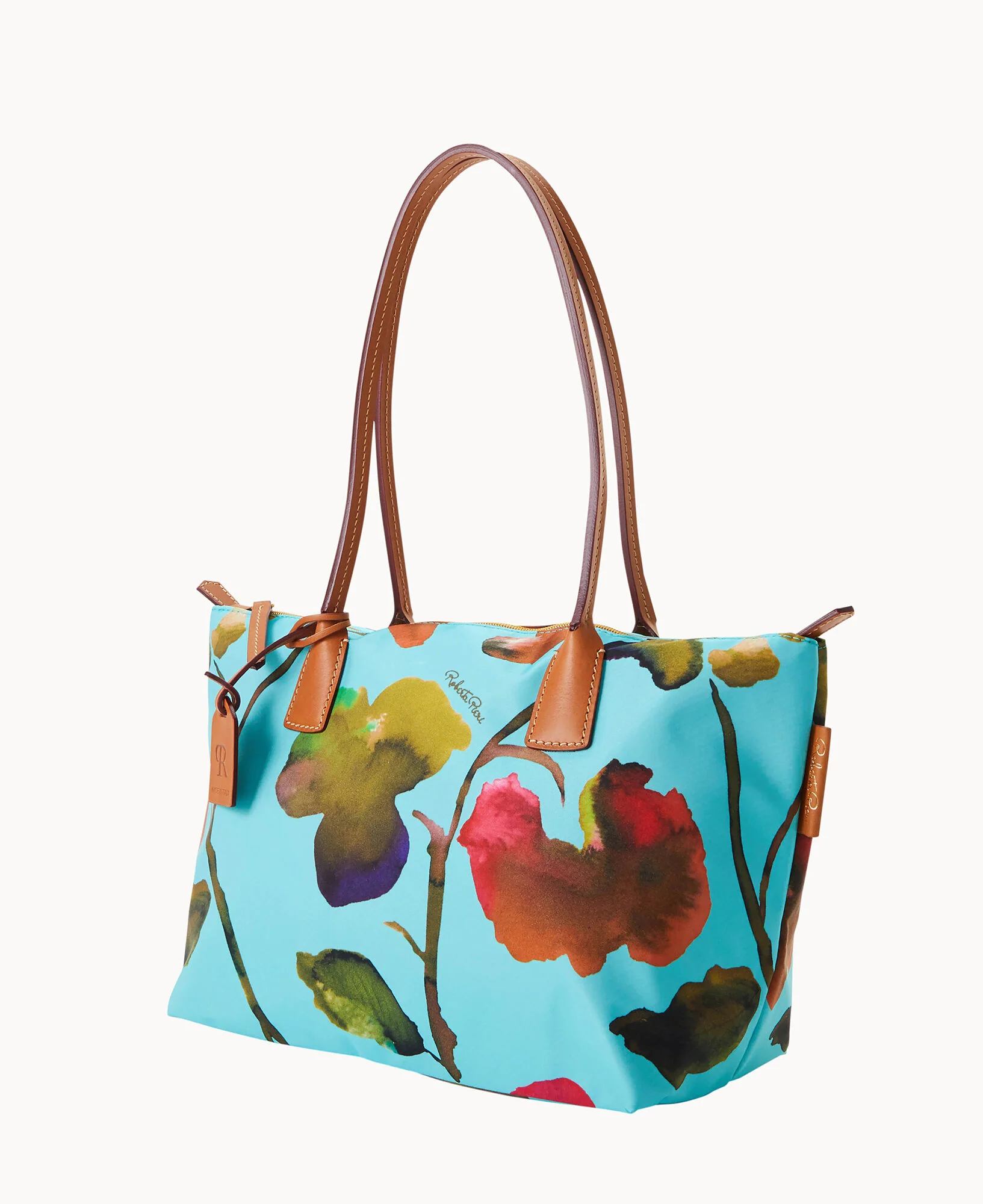 Roberta Pieri Flower Classic Sm Robertina Tote w Long Handle - Image 6