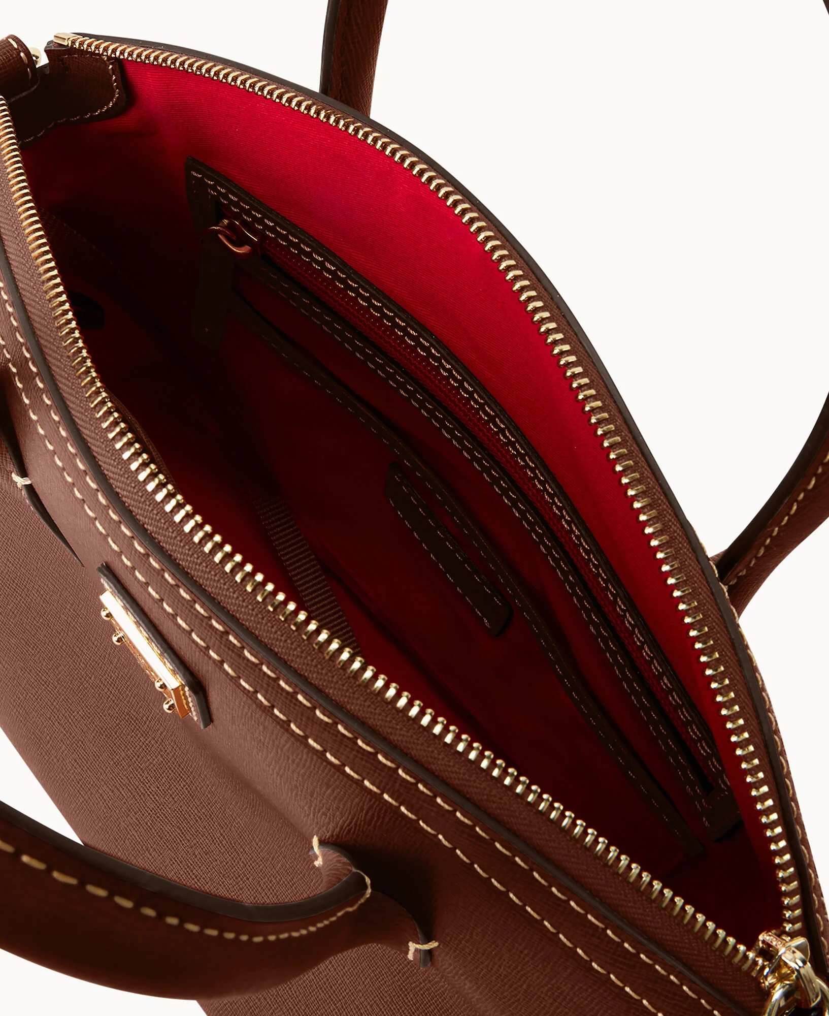Saffiano Domed Satchel - Image 11