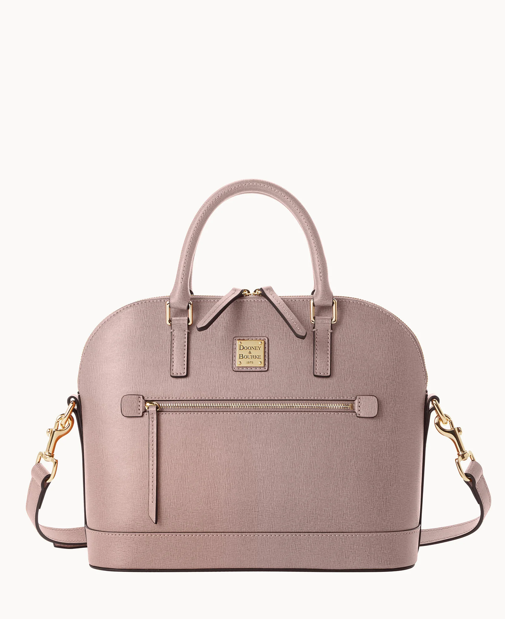 Saffiano Domed Zip Satchel - Image 23