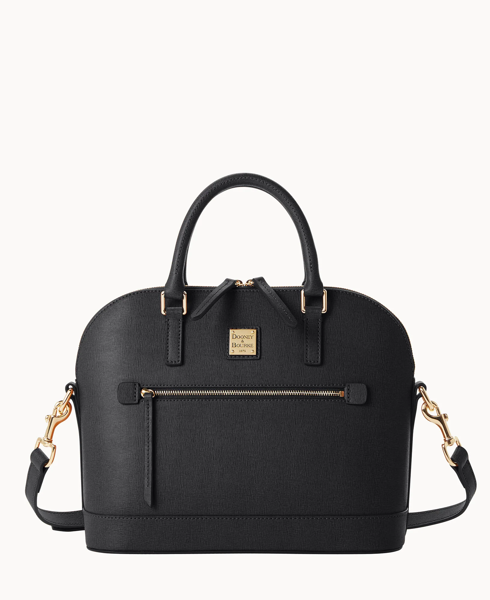 Saffiano Domed Zip Satchel - Image 27