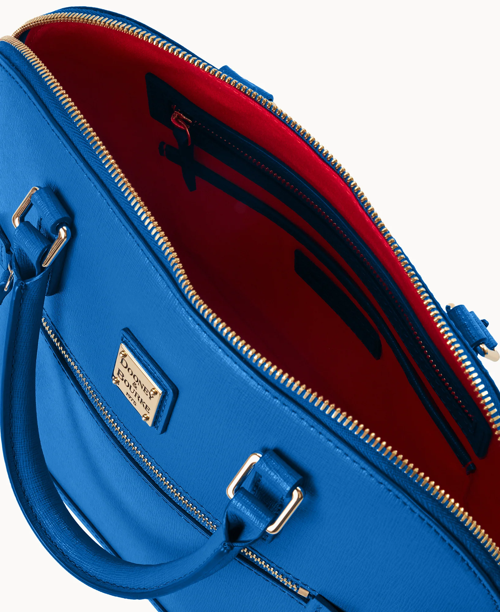 Saffiano Domed Zip Satchel - Image 44