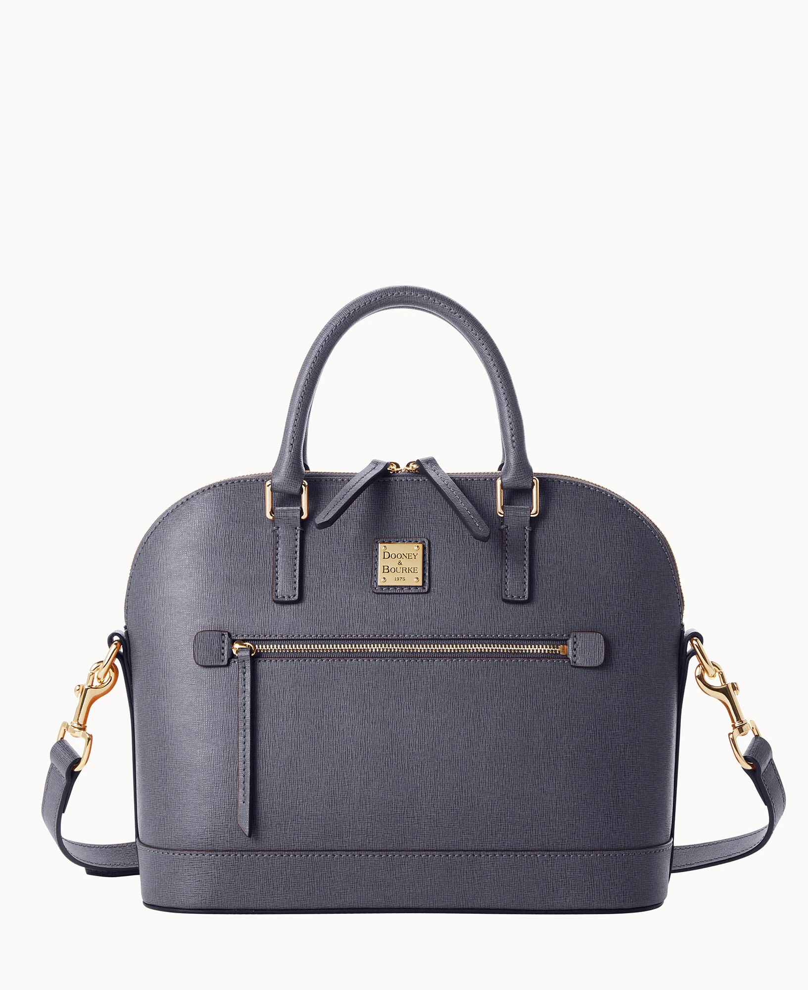 Saffiano Domed Zip Satchel - Image 46
