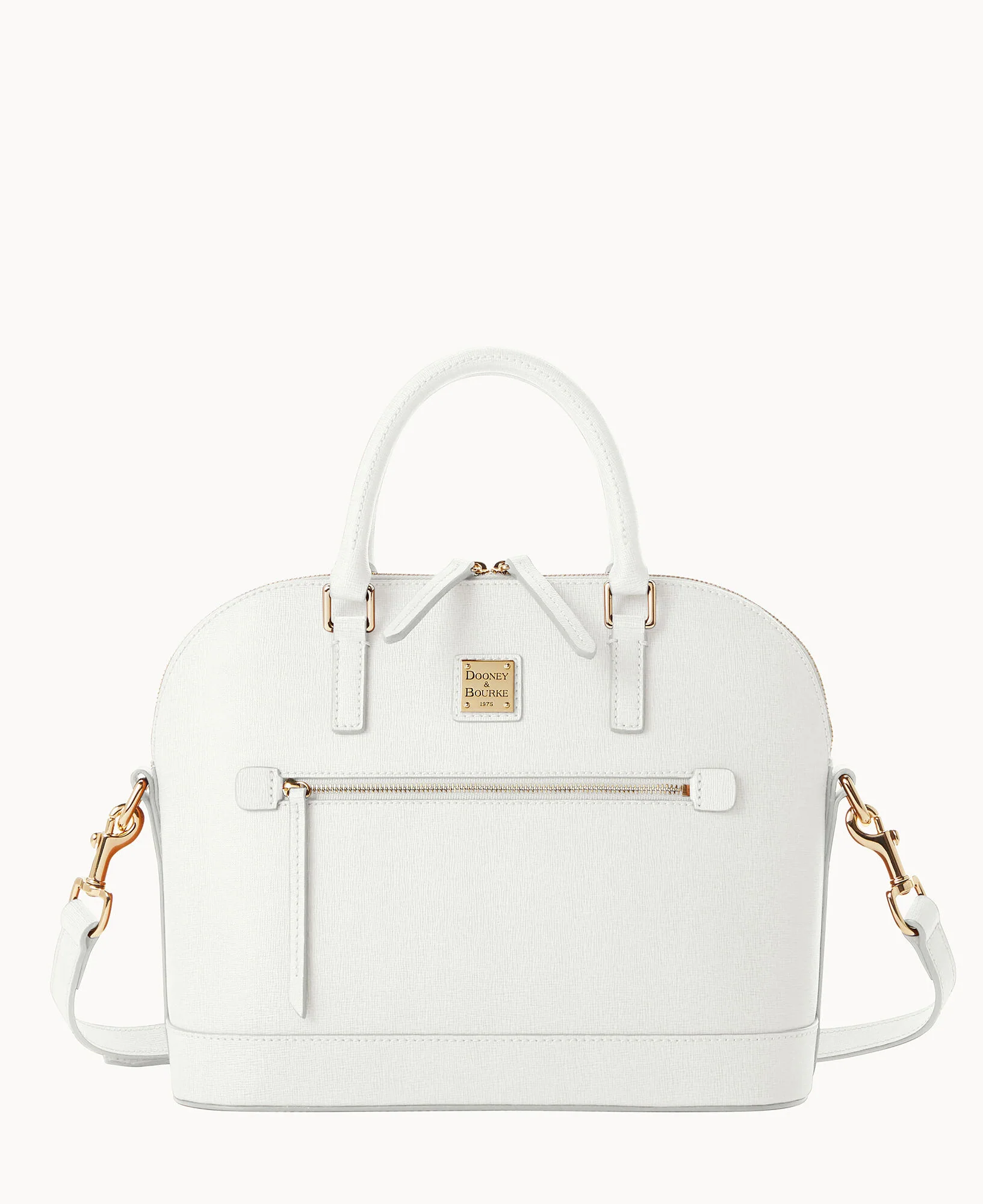 Saffiano Domed Zip Satchel - Image 58