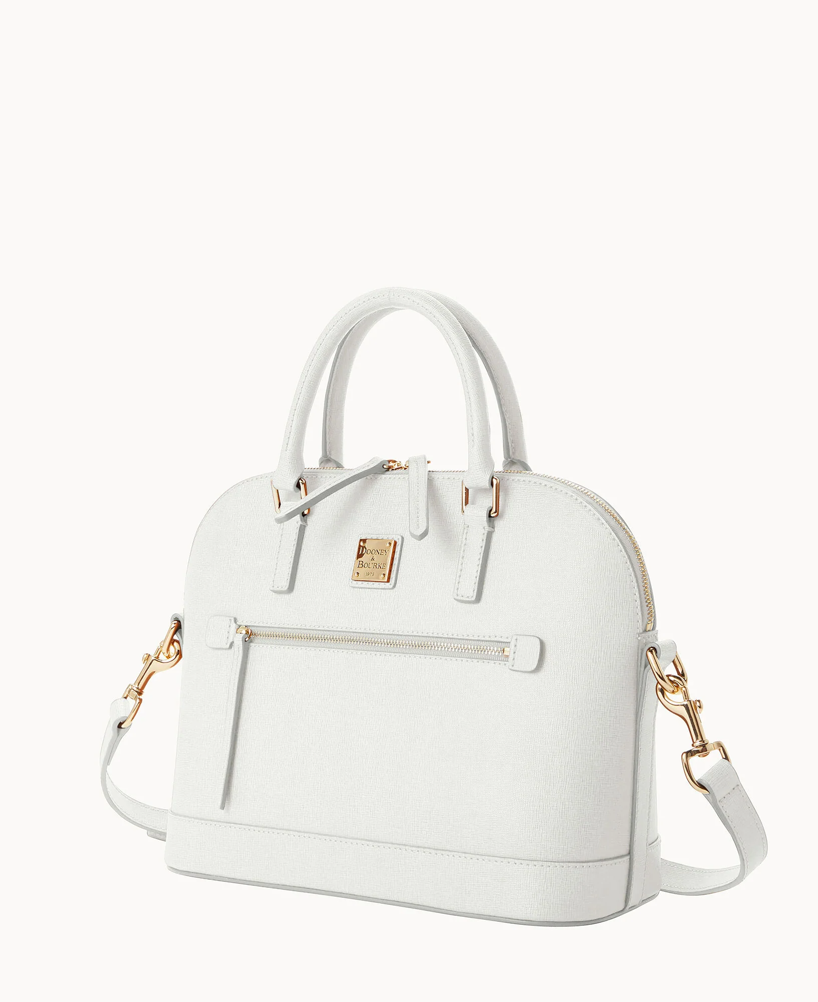 Saffiano Domed Zip Satchel - Image 59