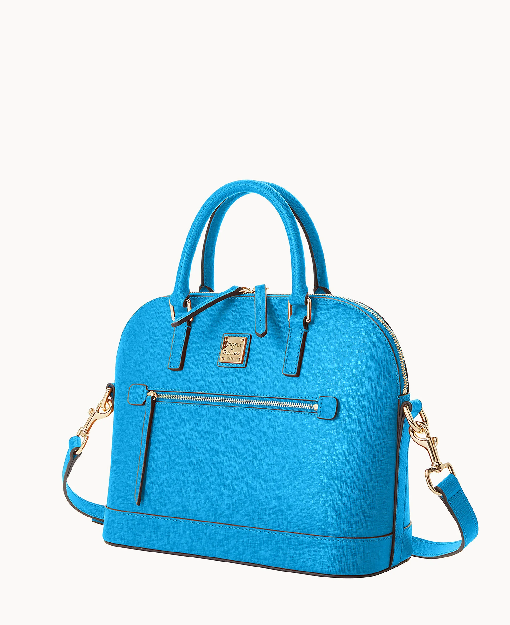 Saffiano Domed Zip Satchel - Image 71