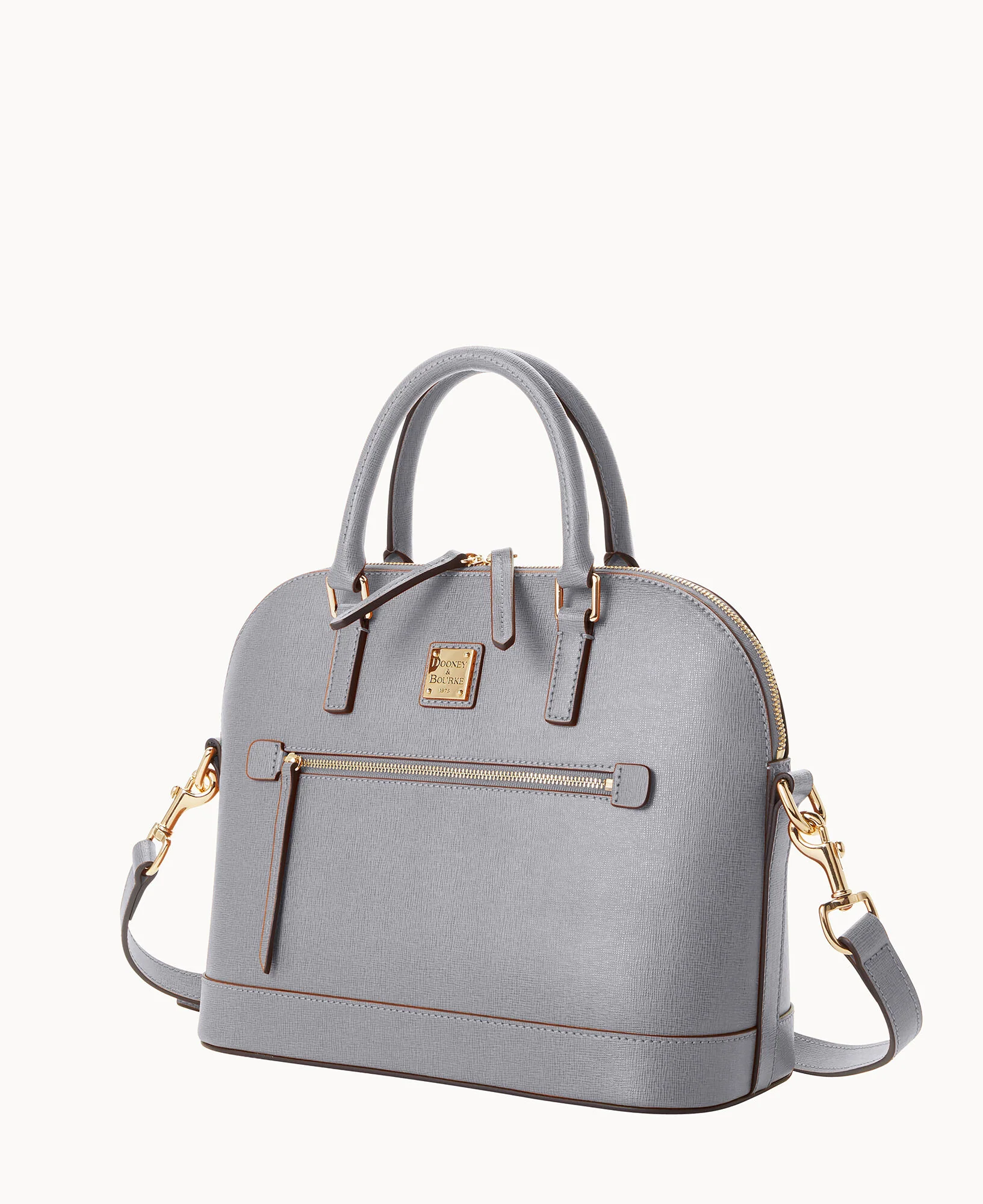 Saffiano Domed Zip Satchel - Image 78
