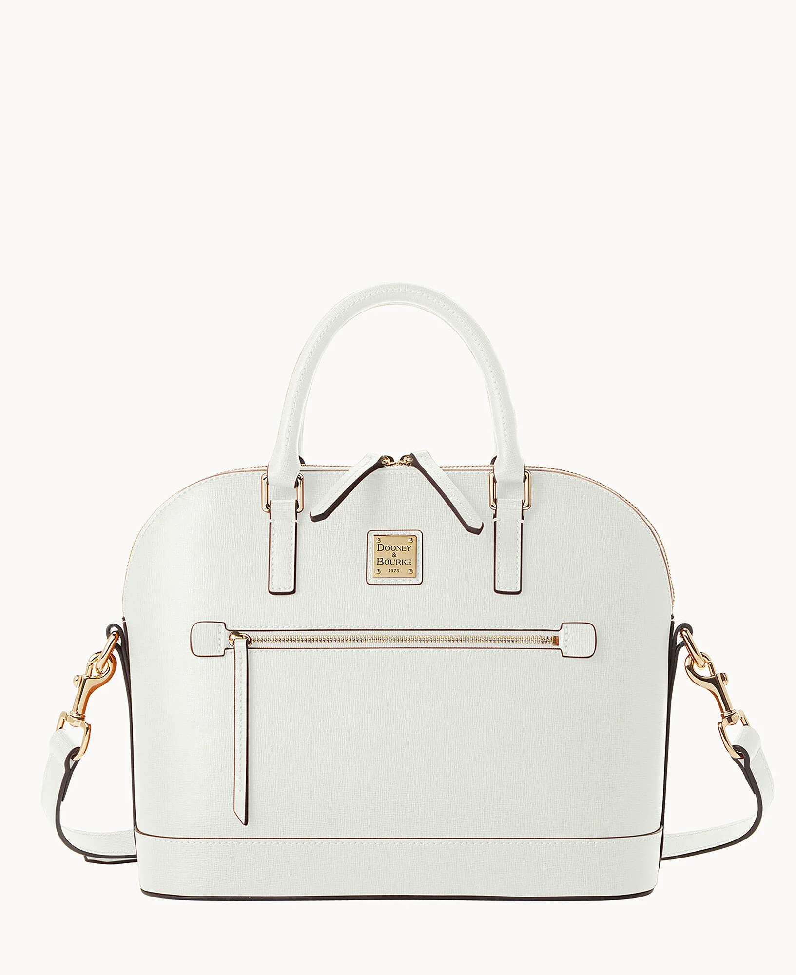 Saffiano Domed Zip Satchel - Image 84