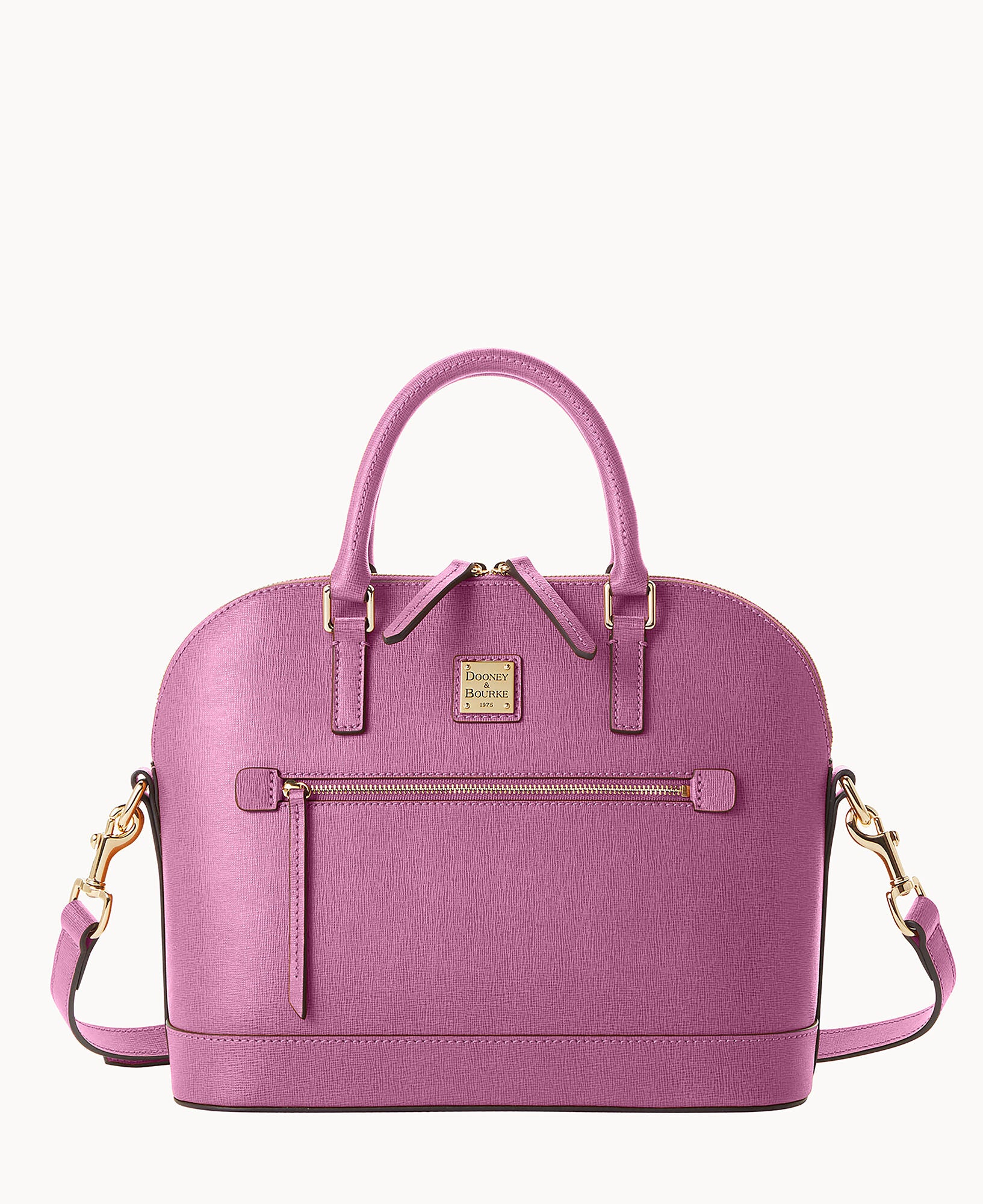 Saffiano Domed Zip Satchel - Image 88