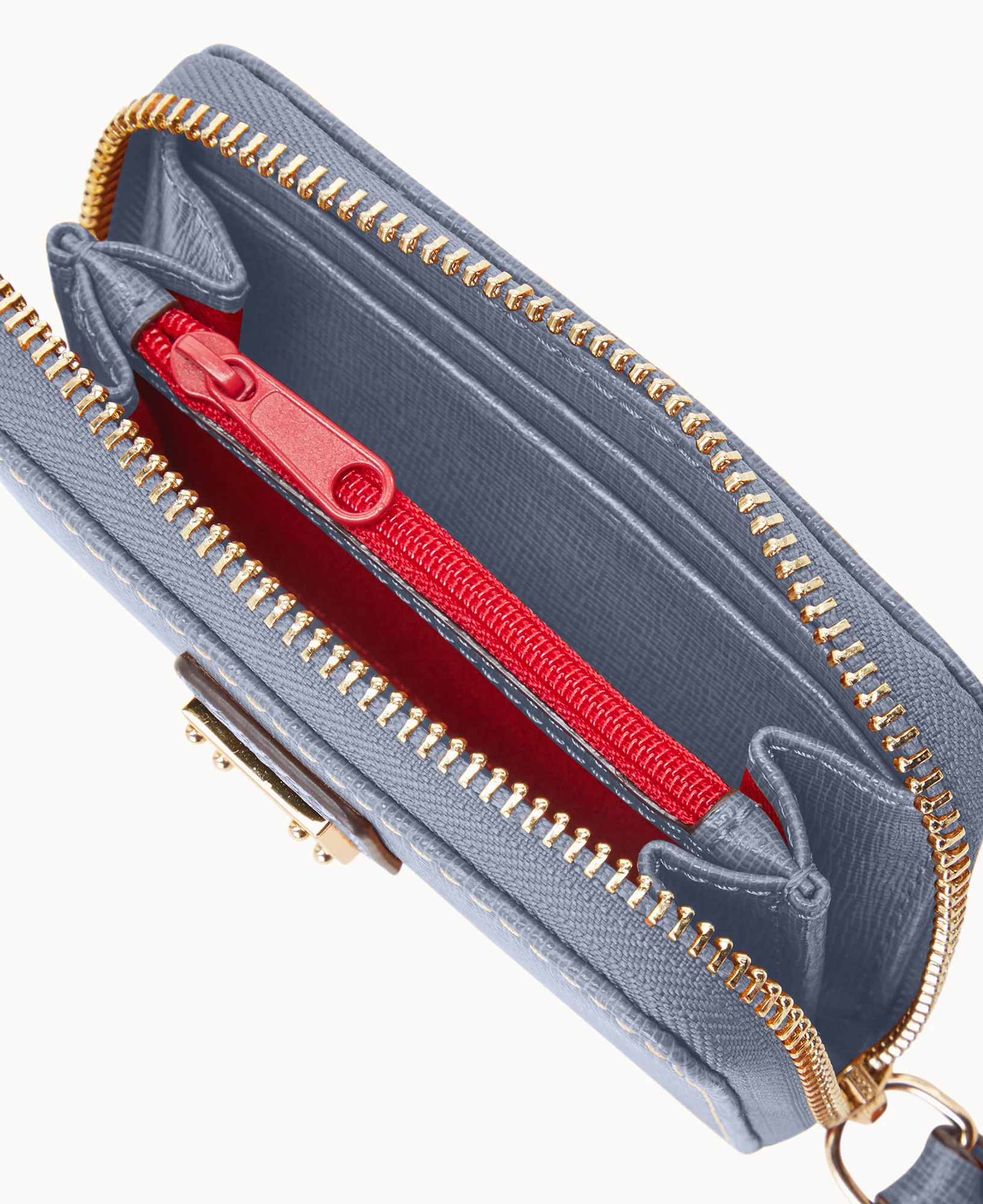 Saffiano Large Zip Around Credit Card Case - Image 15