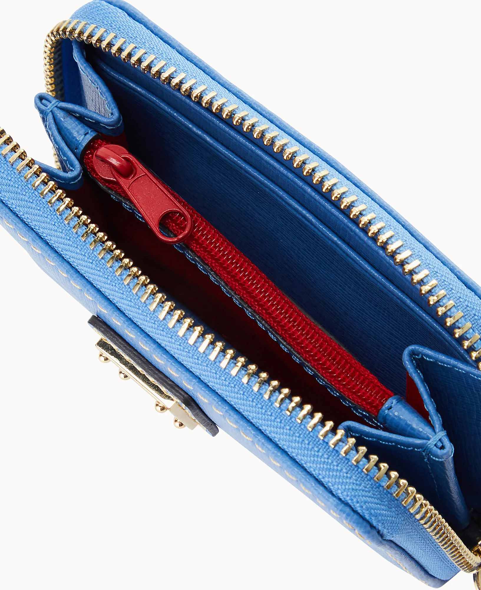 Saffiano Large Zip Around Credit Card Case - Image 33