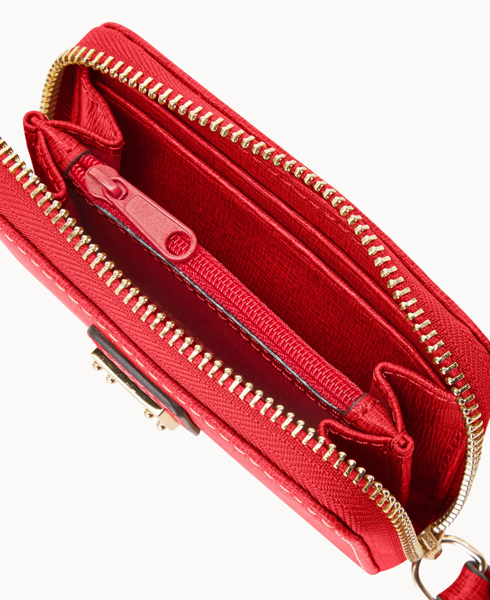 Saffiano Large Zip Around Credit Card Case - Image 36
