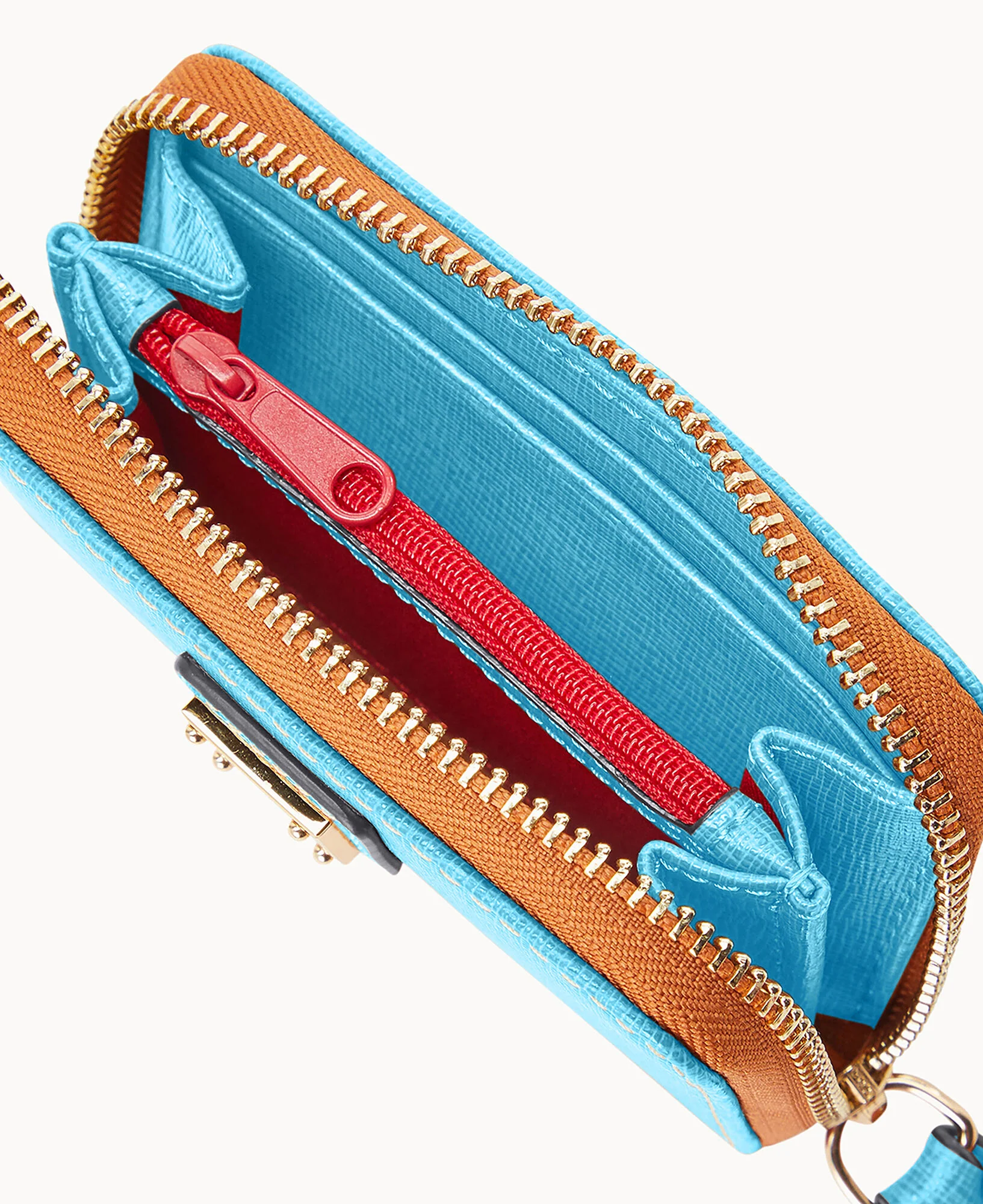 Saffiano Large Zip Around Credit Card Case - Image 39