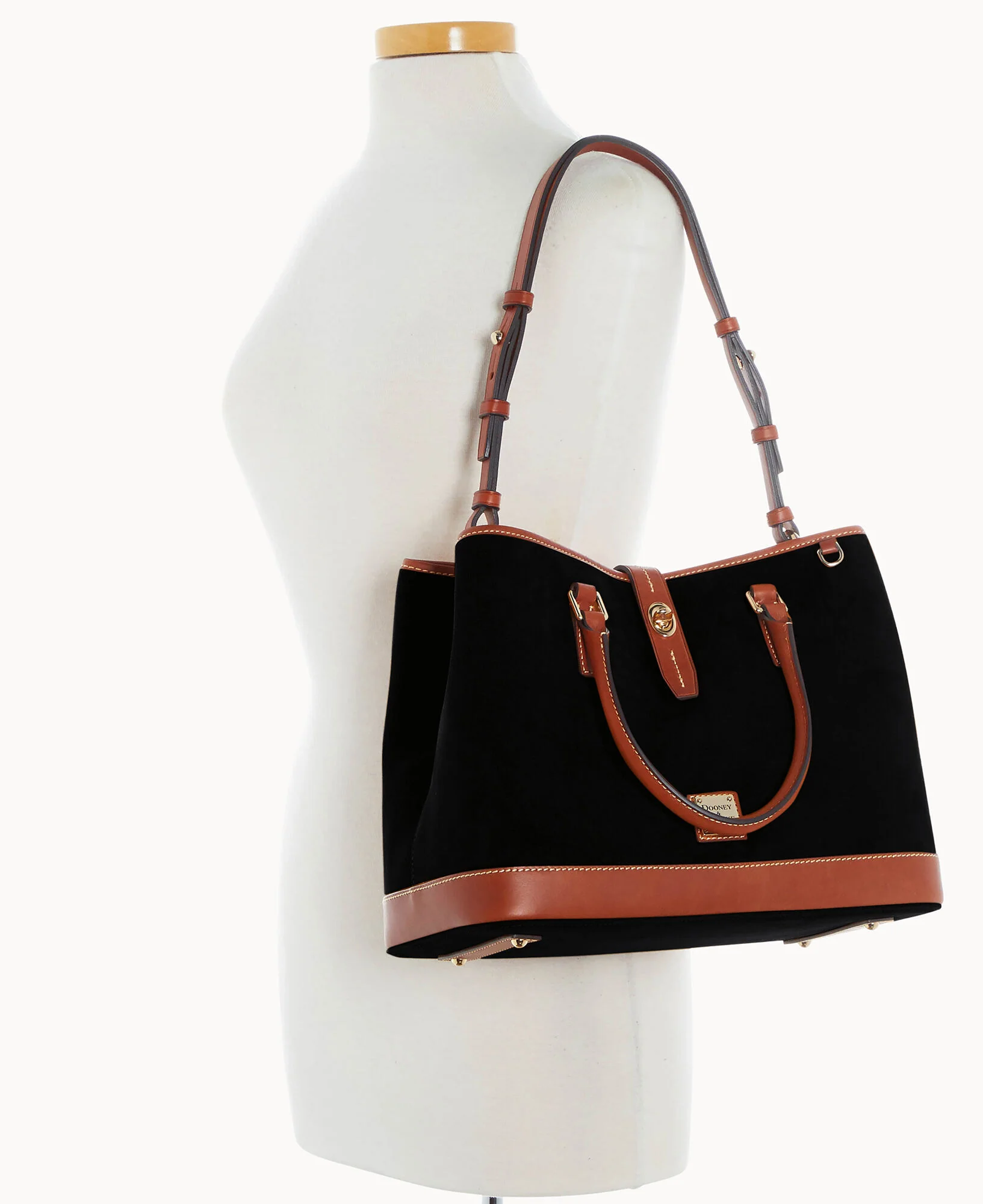 Suede Perry Satchel - Image 10