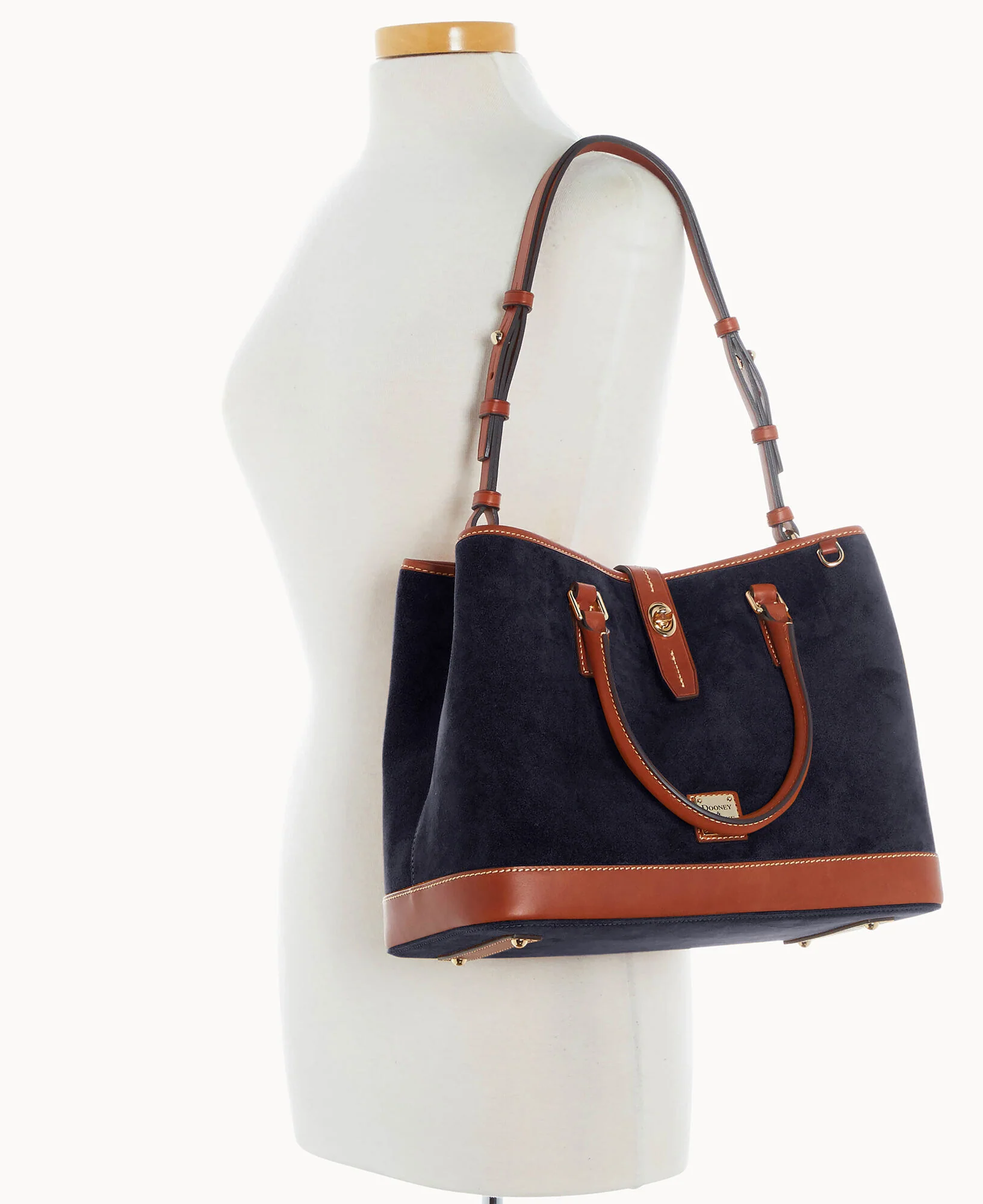 Suede Perry Satchel - Image 15