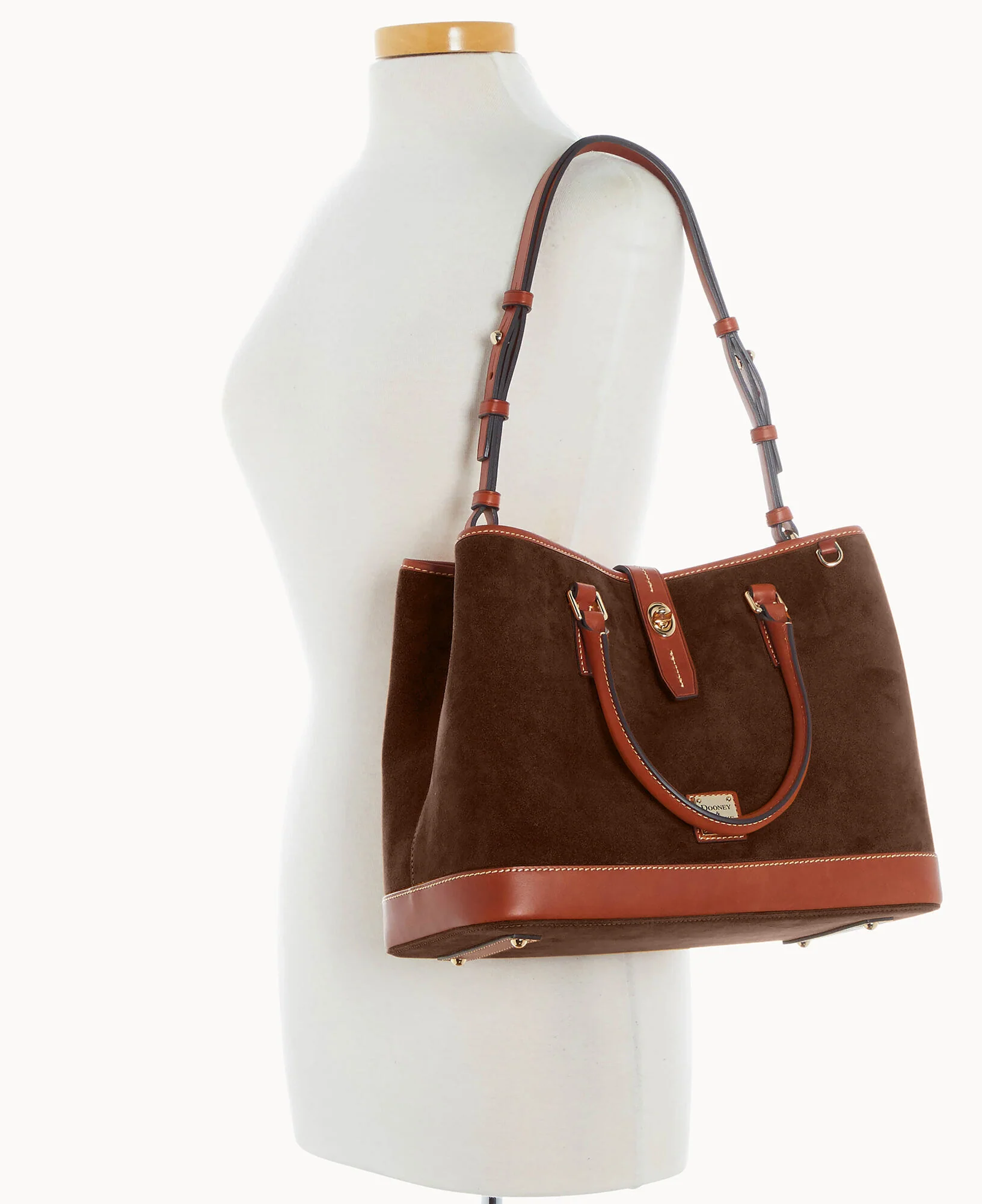 Suede Perry Satchel - Image 20