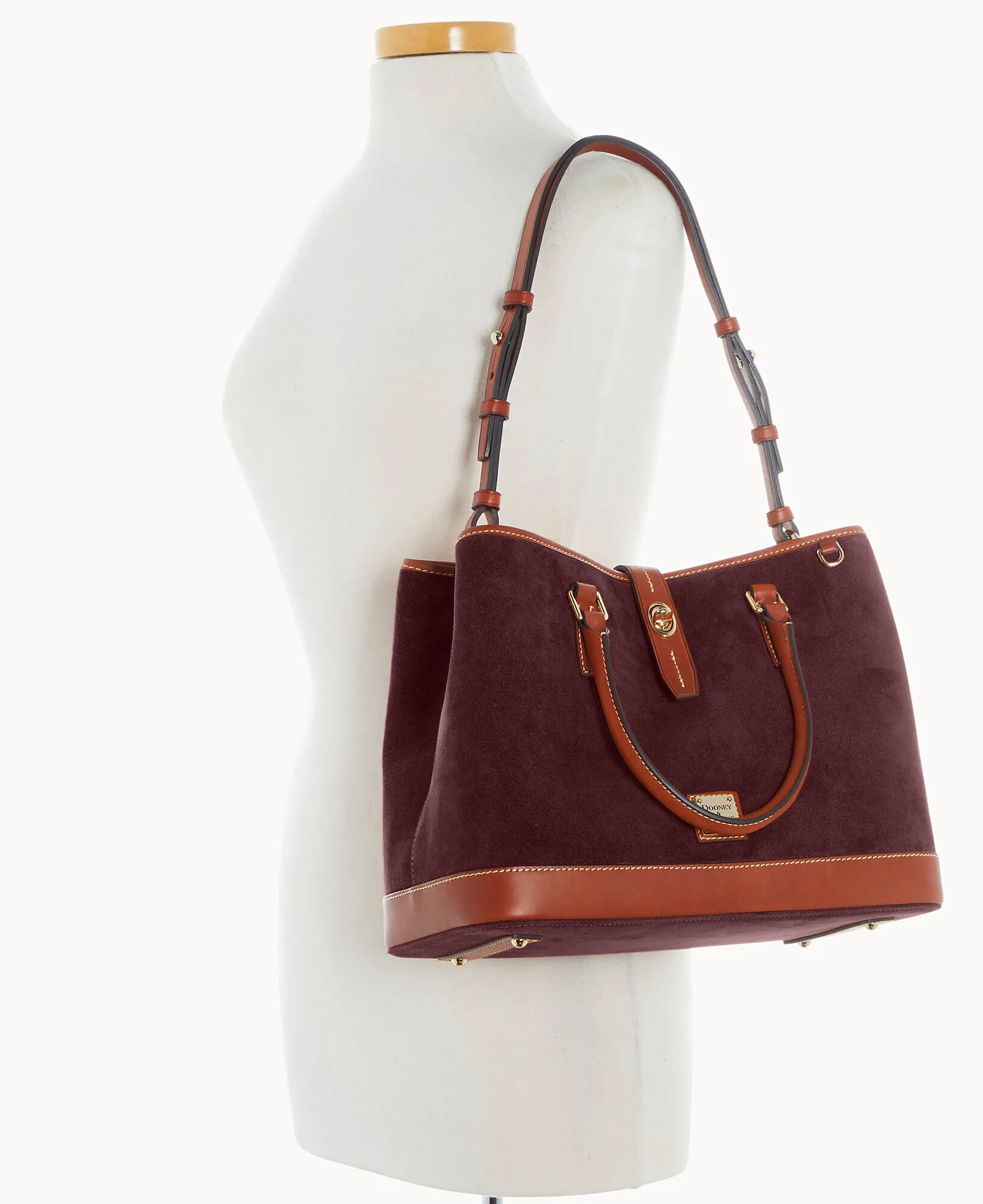 Suede Perry Satchel - Image 25