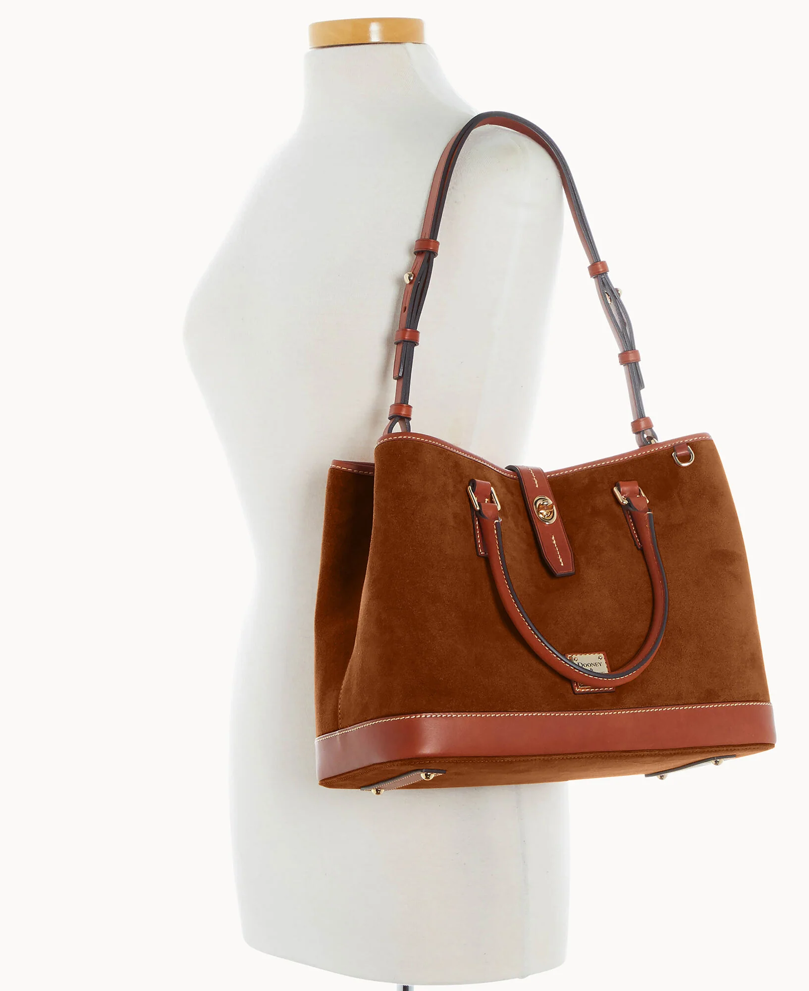Suede Perry Satchel - Image 30