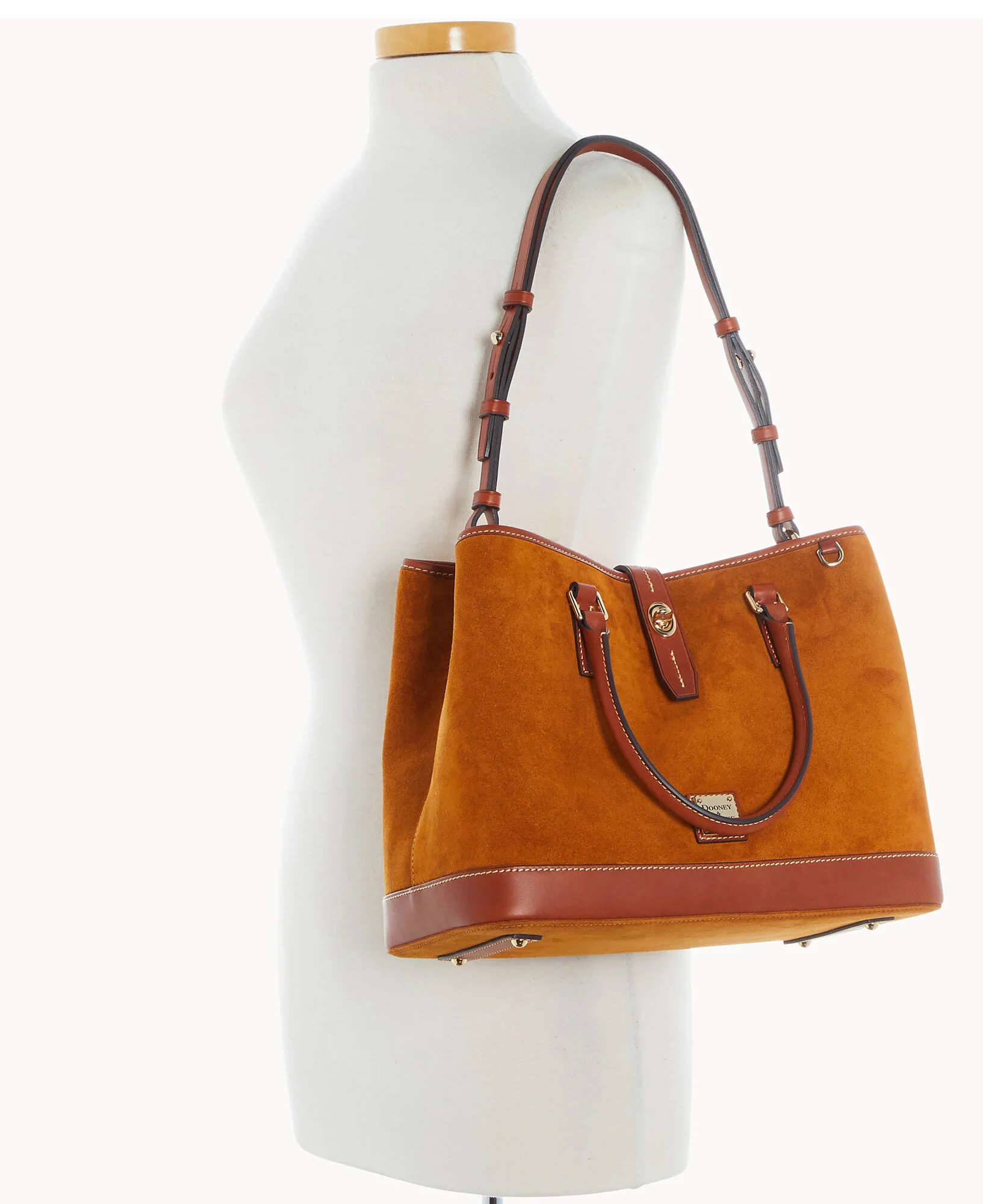 Suede Perry Satchel - Image 5