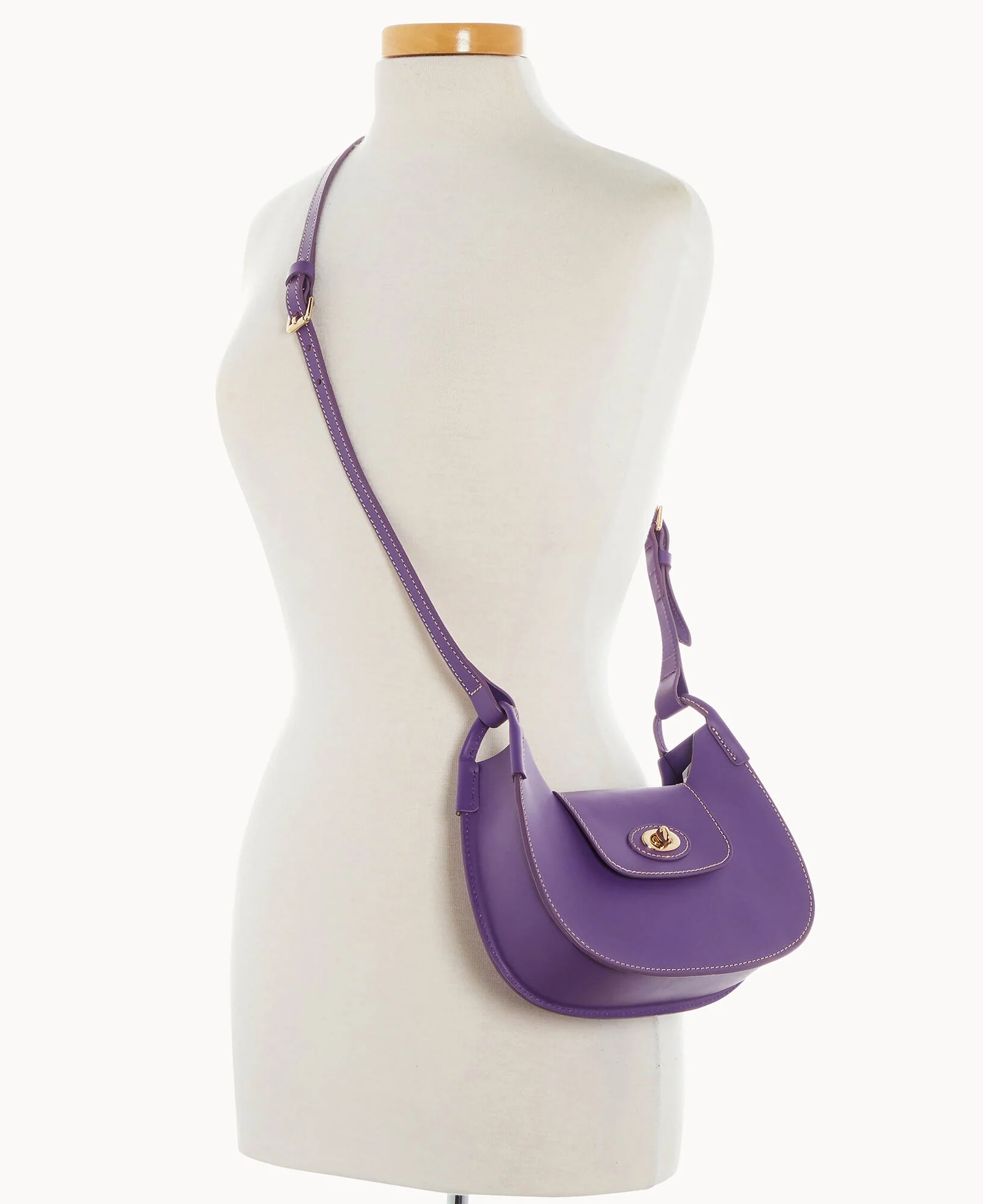 Sweety Leather Crossbody Hobo - Image 5